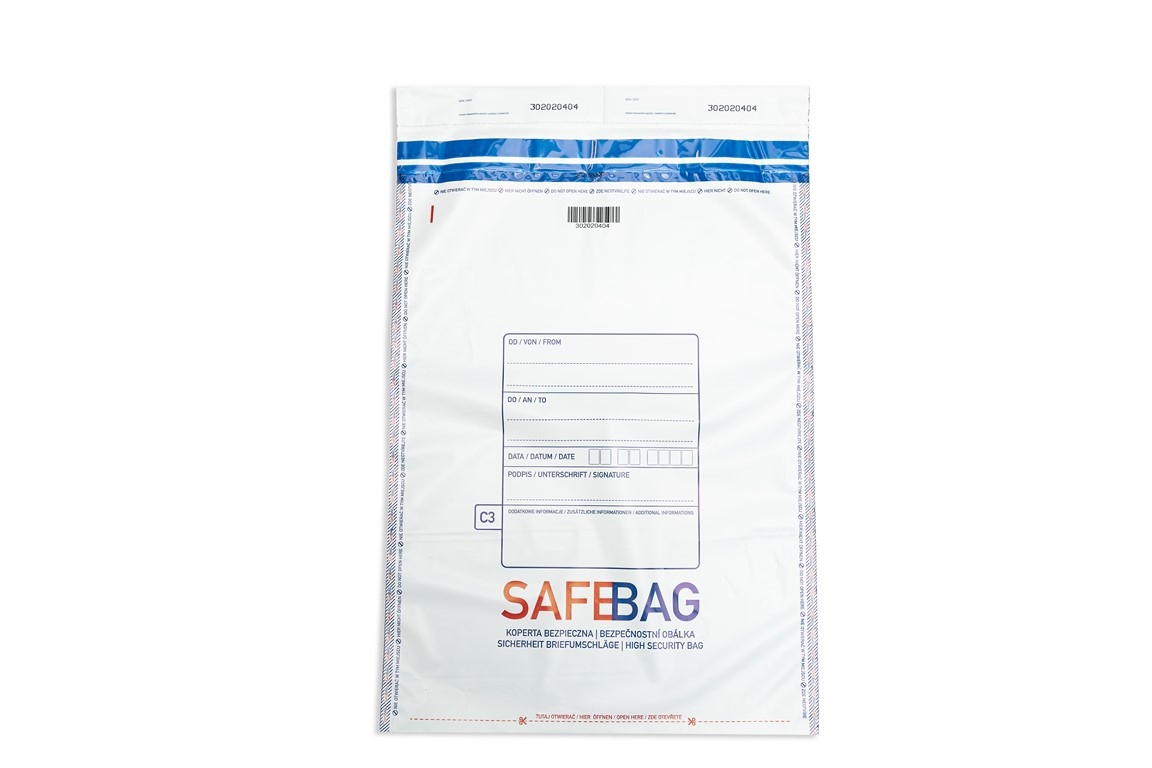 Koperta bezpieczna C3 335x475 SafeBag biała